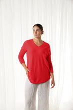 Load image into Gallery viewer, Essential 3/4 V-Neck Jumper
