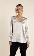 Load image into Gallery viewer, Satin V Neck Top. 2733
